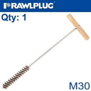 MANUAL WIRE BOTTLE BRUSHES M30 WOODEN HANDLE