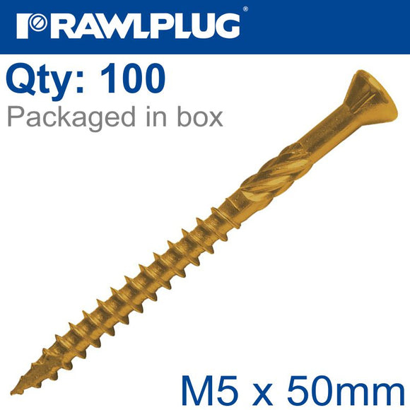 R-DSX SCREWS M5 X 50X30 GINGER RUSPERT X100-BOX