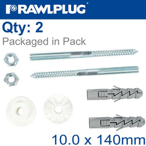 BASIN FIXING KIT 10X140