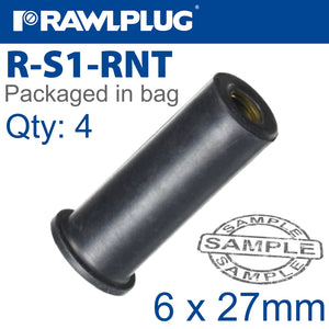 RAWLNUT 6X27MM X4 PER BAG