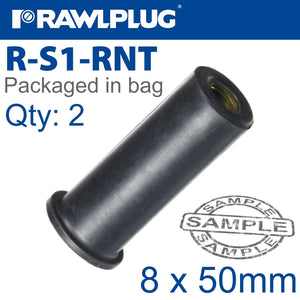 RAWLNUT M8X50MM X2-BAG