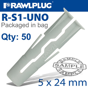 UNIVERSAL PLUG 5X24MM X50-BAG