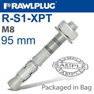 THROUGHBOLT M8X95X30MM 4 -BAG