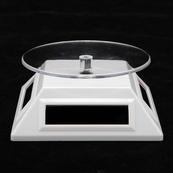 New Solar Rotating Display Stand Turntable Plate