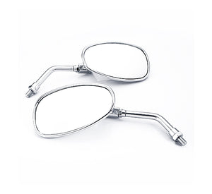 Rear View Mirrors 10mm Chrome Short Foot For Honda VTX 1300