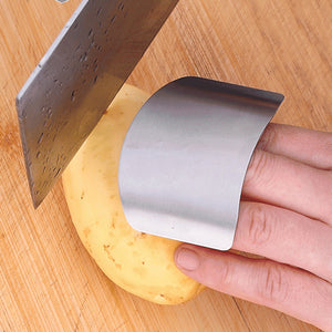 Stainless Steel Finger Guard Safe Protector Chop Helper