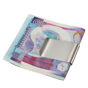 Stainless Steel Money Clip Credit Card Money Holder