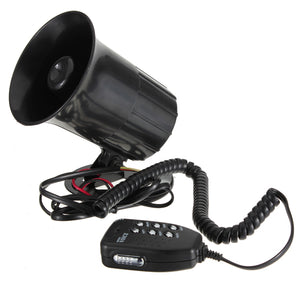 12V Loud Horn Car Auto Van Truck Motorcycle With 6 Sounds PA System