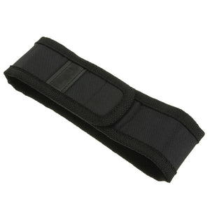 Black Holster Cover Pouch for LED Flashlight Torch 150mm x 30mm