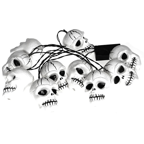 Colorful Bones String Lights Halloween Skull Heads Lamp