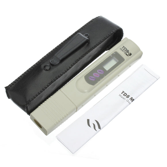 Digital LCD TDS3/TEMP/PPM TDS Meter Tester Pen Stick Water Quality