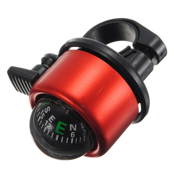 Bike Equipment 2 in 1 Multifunction Mini Aluminum Alloy Compass Bell