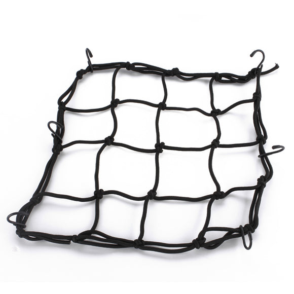 Motorcycle Helmet Cargo Luggage Bungie Mesh Web Net Black