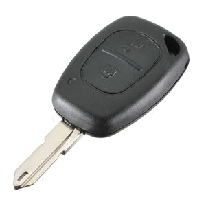 REMOTE KEY FOB PLIP SHELL CASE 2 BUTTON FOR RENAUTL TRAFIC