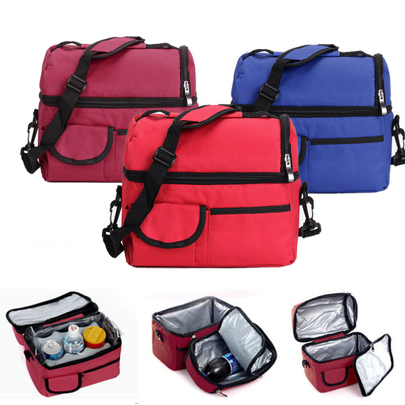 Convenient Picnic Lunch Bag Cooler Bag Ice Bag Lunch Box Assorted Colors Available