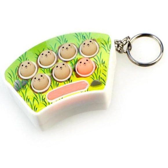 Coloured Lights Musical Whac-a-mole Game Machine Key Buckle Key Ring