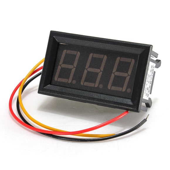 LED Mini 0.56 Inch Digital Voltmeter Panel Meter DC 0-99.9V 3 Wire