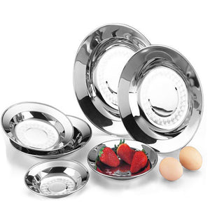 Stainless Steel Thickening Dish Plate Tableware