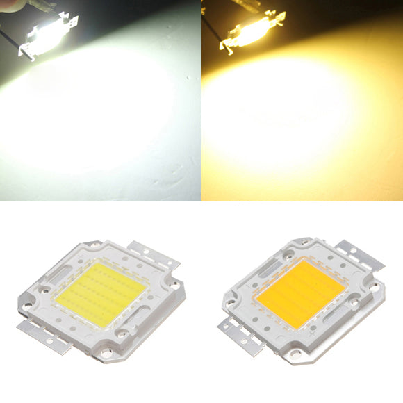 50W 4000LM Pure/Warm White High Bright LED Light Lamp Chip 32-34V