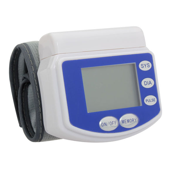 Digital Blood Pressure Monitor Sphygmomanometer Wrist Style With Belt