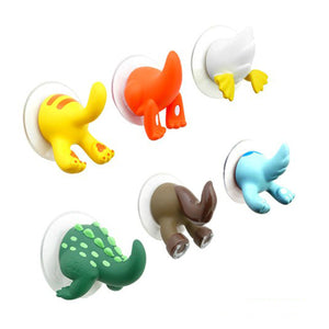 Funny Cute Animal Tail Wall Hooks And Hangers