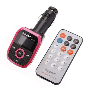 Car MP3 Player FM Transmitter Auto Vehicle Audio Remote Control  AY55C 2GB