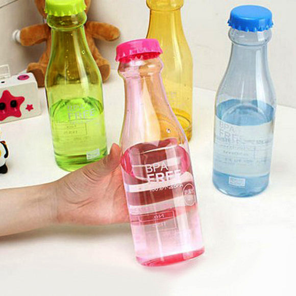 Honana Plastic Portable Leak-proof Sports Unbreakable 550ml  Water Bottle