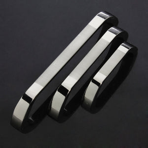 Silver Zinc Alloy Door Square Knob