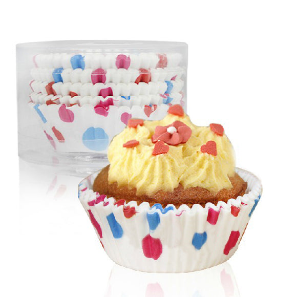 Dot Paper Baking Cup Cake Chocolate Mold Mould