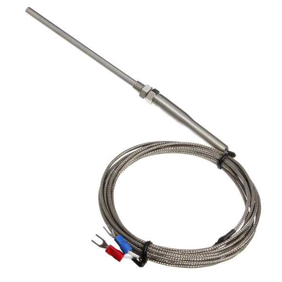 3m K Type 0~600 Degree Thermocouple 100mm Probe Sensors