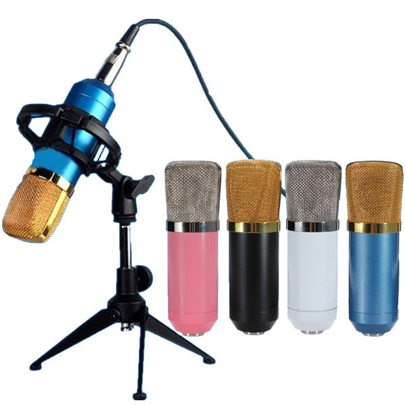 BM700 Condenser Microphone Dynamic Recording with Shock Mount