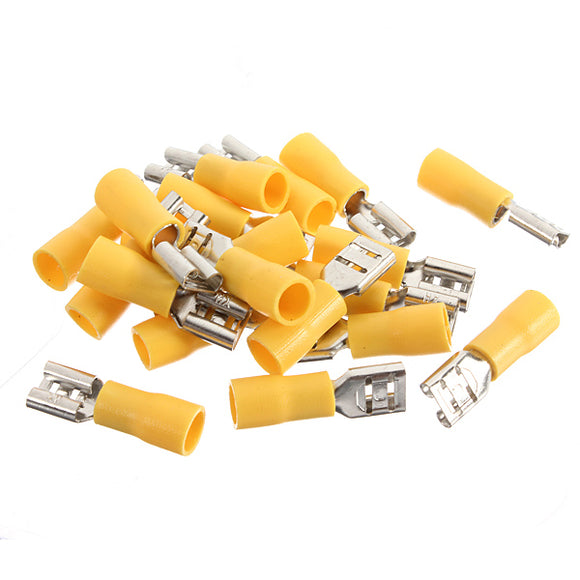 20pcs 4-6mm Female Insulated Electrical Terminals Connectors