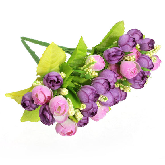 Beautiful Roses Artificial Silk Flowers Bouquet