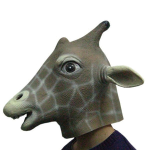 Halloween Animal Headgear Simulation Latex Sika Deer Mask