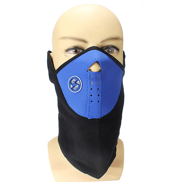 Blue Color Motorcycle Cycling Biker Ski Snowboard Neck Face Mask