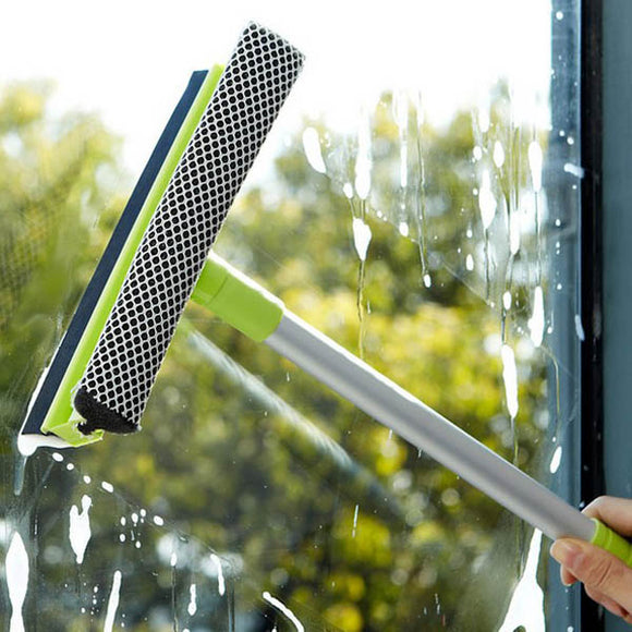 Lengthen Handle Removable Two-sided Glass Cleaner