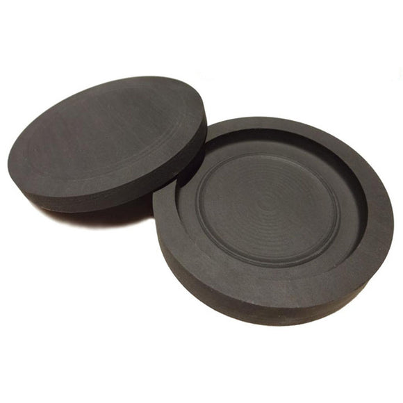 3 Inch Black Round Grinding Stone Thread Inkstone