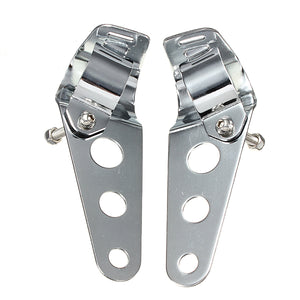 28mm-34mm Chrome Motorcycle Headlight Turn Signal Bracket For Harley