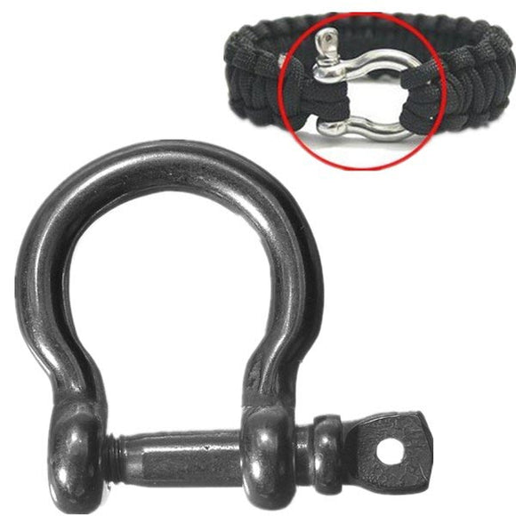 Zinc alloy Paracord Survival Bracelet Shackle