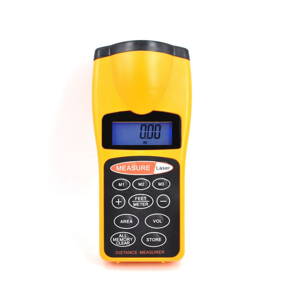 CP-3007 Digital LCD 18M Ultrasonic Laser Distance Meter Rangefinder Medidor Trena Hunting Measuring