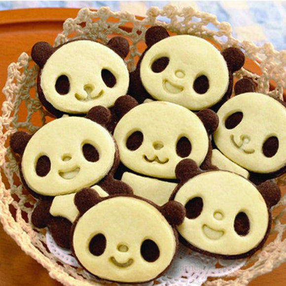 Bake Mould Cute Panda Cake Mould Cookie Biscuit Fondant Mould