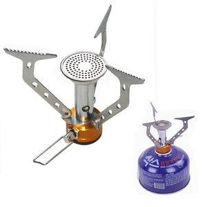 Stainless Steel Camping Picnic Cooking Gas Stove Outdoor Activity