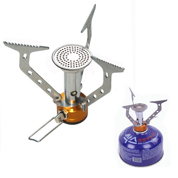 Stainless Steel Camping Picnic Cooking Gas Stove Outdoor Activity