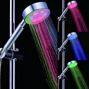 LED Multi-color Automatic Temperature Sensor Hand Shower Head