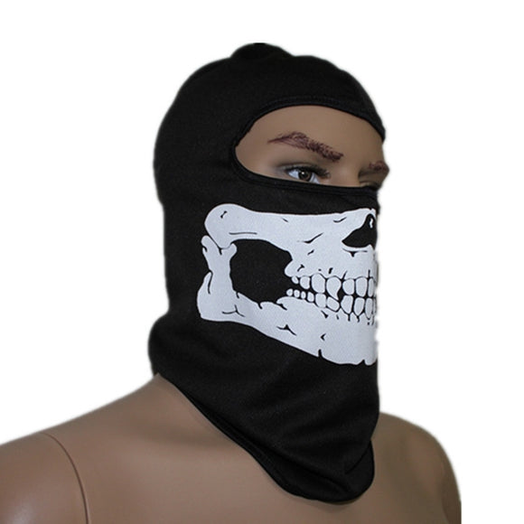 Cycling Mask  Skull Bone Balaclava Face Head Wrap Neck Hood Protector