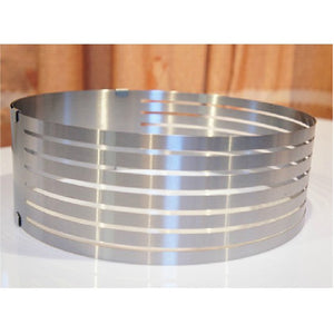 304 Stainless Steel Circle Mousse Ring 6-8 Inch Layered Cake Mould