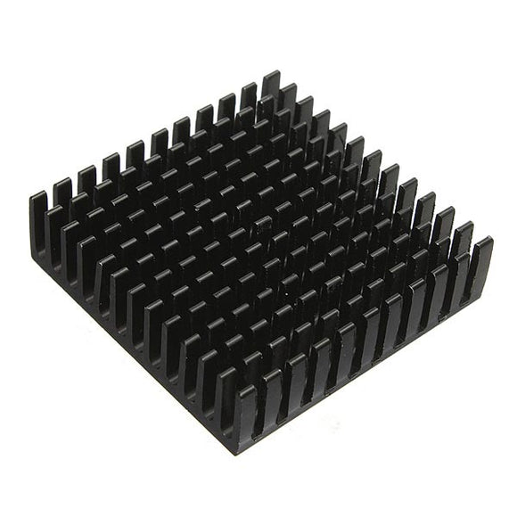 8pcs 40 x 40 x 11mm Aluminum Heat Sink Heatsink Cooling For Chip IC LED Transistor