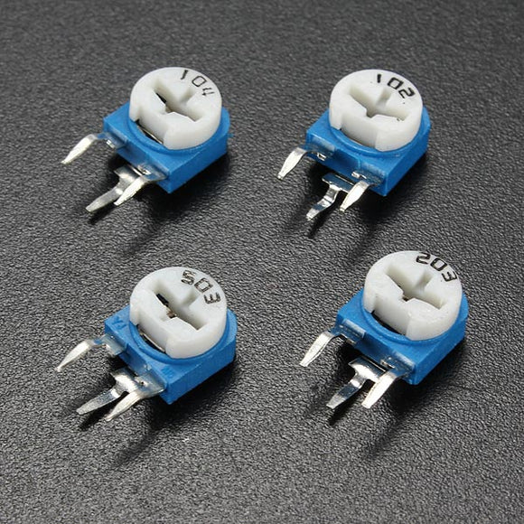 1K/5K/20K/50K/100K Ohm Trimpot Variable Trimmer Resistor Potentiometer