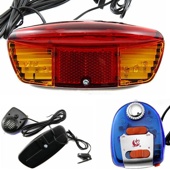 Multifunctional Bike Bicycle Tail Turn Brake LED Light Electric Horn