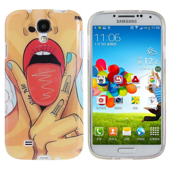 Sexy Lip TPU Protective Back Cover Case For Samsung Galaxy S4 I9500
